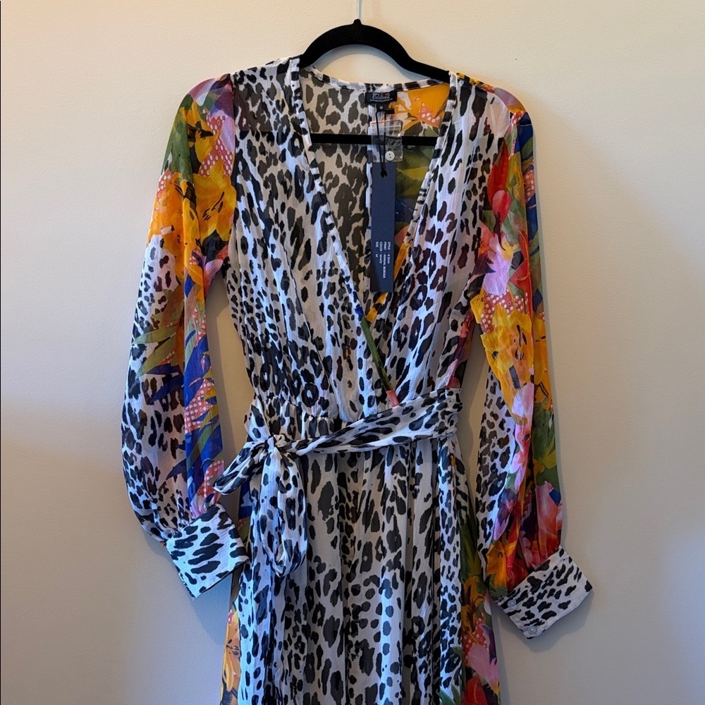 NWT Spy Zone Exchange Women’s Allover print maxi dress SZ M - Picture 6 of 9